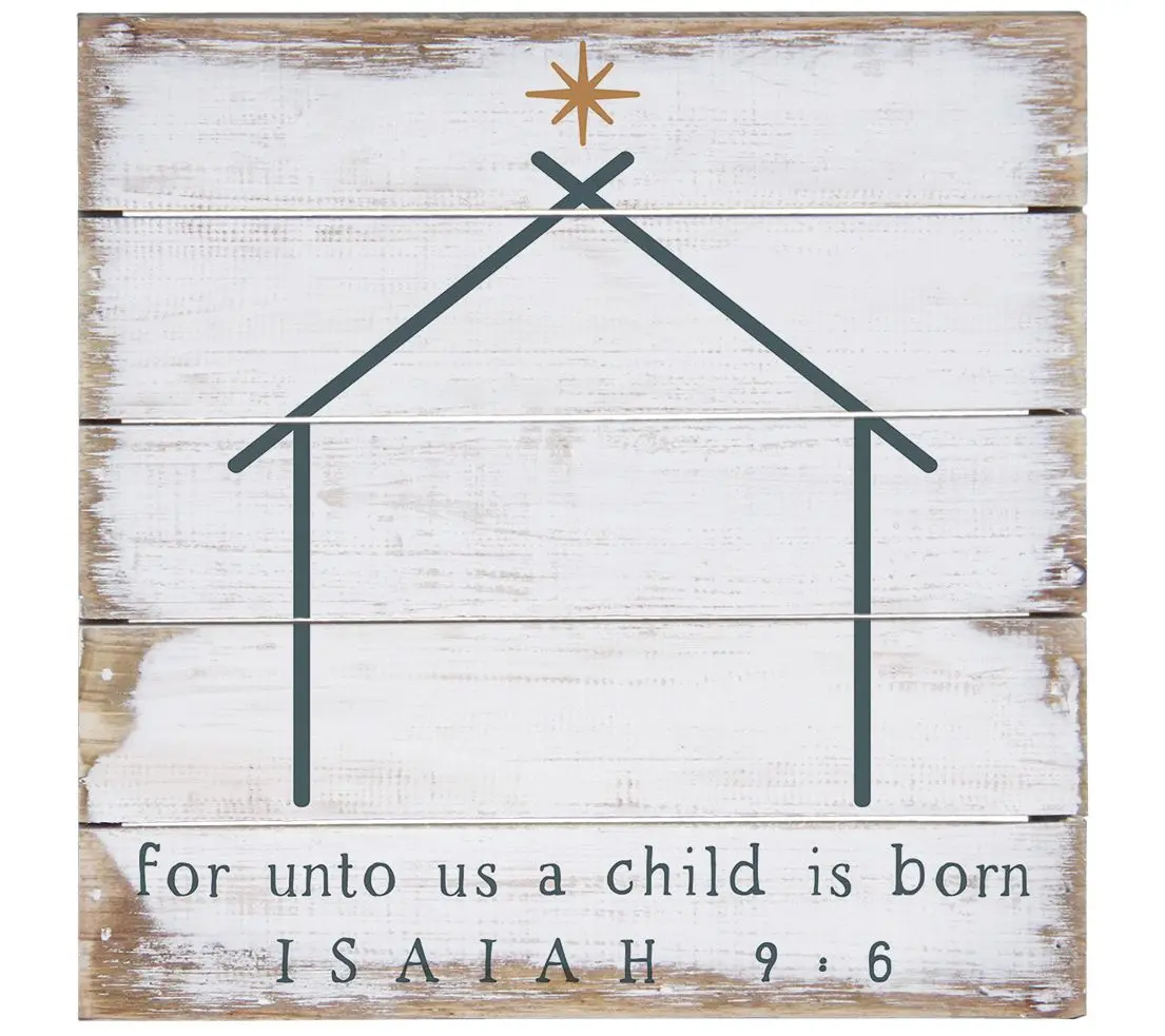 Sincere Surroundings 8" Isaiah 9:6 Pallet Petit e Sincere Surroundings 8" Isaiah 9:6 Pallet Petit e