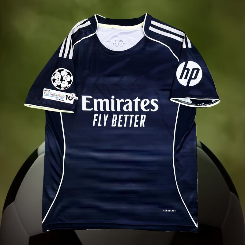 25-26 season new away football jersey Mbappé No. 10 gray and black jersey