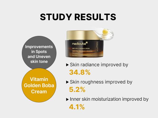 [medicube] Deep Vita C Capsule Cream | Golden Boba Cream | Vitamin Capsule | Uneven Skin Tone | Glowy Skin | Customizable Skincare