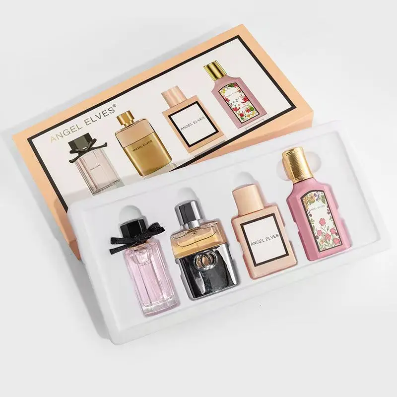 Women’s perfume, a natural spray with a sweet scent—rich yet refined, featuring notes of lily of the valley, gardenia, orange blossom, and sandalwood; long-lasting fragrance