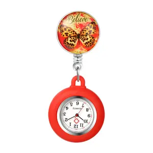 Clip-On Nurse Fob Watch: Easy-to-Read Dial Quartz Analog Watches with Extendable Lanyard for Medical Professionals Chefs and Everyday Use