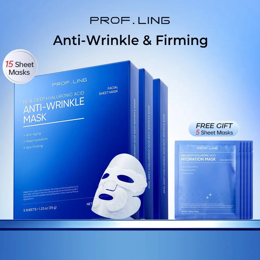 [Bundle For Livestream Only] REAL Deep Hyaluronic Acid Anti-Wrinkle Mask – Multi-Zone Micro-Pressure Lifting Mask for Eyes, Cheeks & Jawline – SMAS Technology with Supro-Energy Complex & Cyto HA – 5 Sheets summerwins