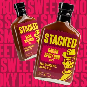 STACKED Spicy Bacon BBQ - Smoky bacon flavor Sauces