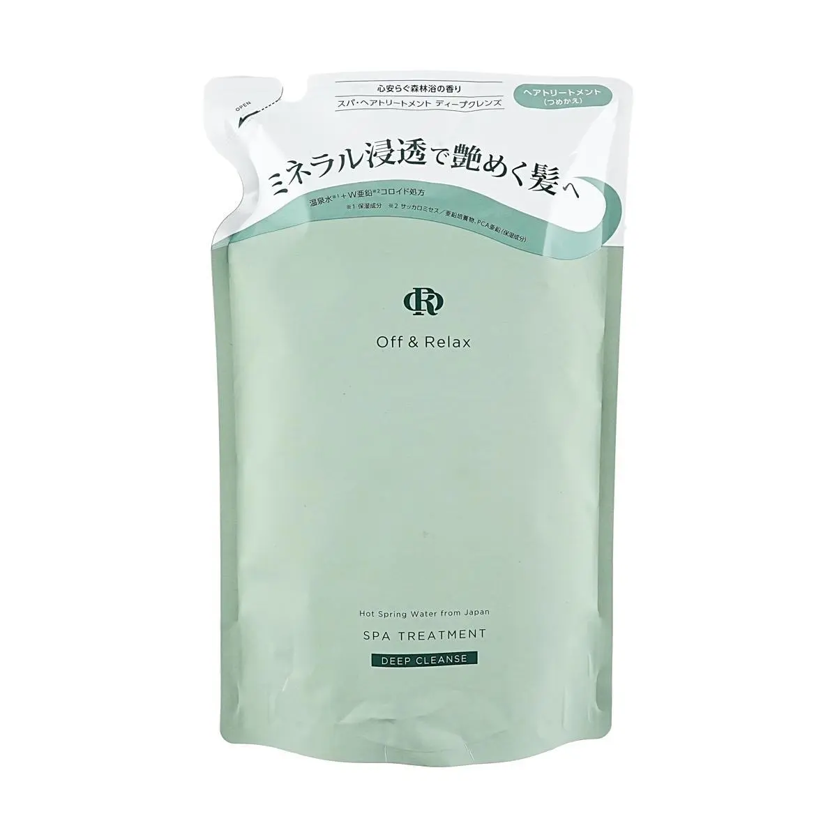 OFF&RELAX Japan Oil Control Conditioner - Silicone-Free, Instant Refresh, Anti-Itch, 72H Long-Lasting, Refill 400ml