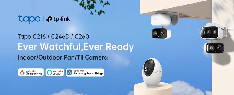 TP-Link & Tapo C216(2-pack) 2K Pan/Tilt Indoor/Outdoor Security Camera  with AI Detection, Baby Cry Detect, Motion Tracking, Color Night Vision, 360° Pan/Tilt, No Subscription, Alexa & Google Compatible