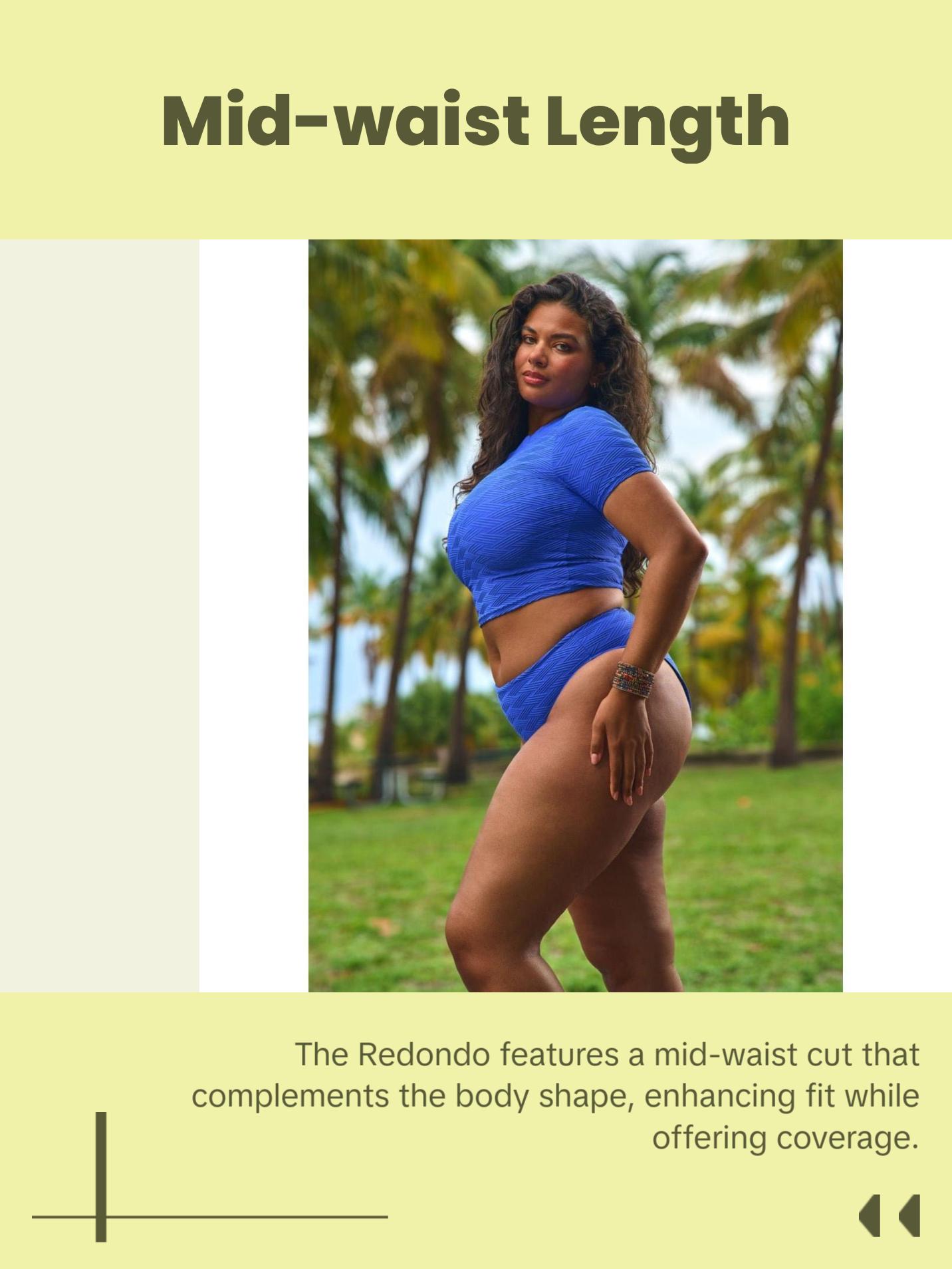Redondo Crop Top - Cobalt