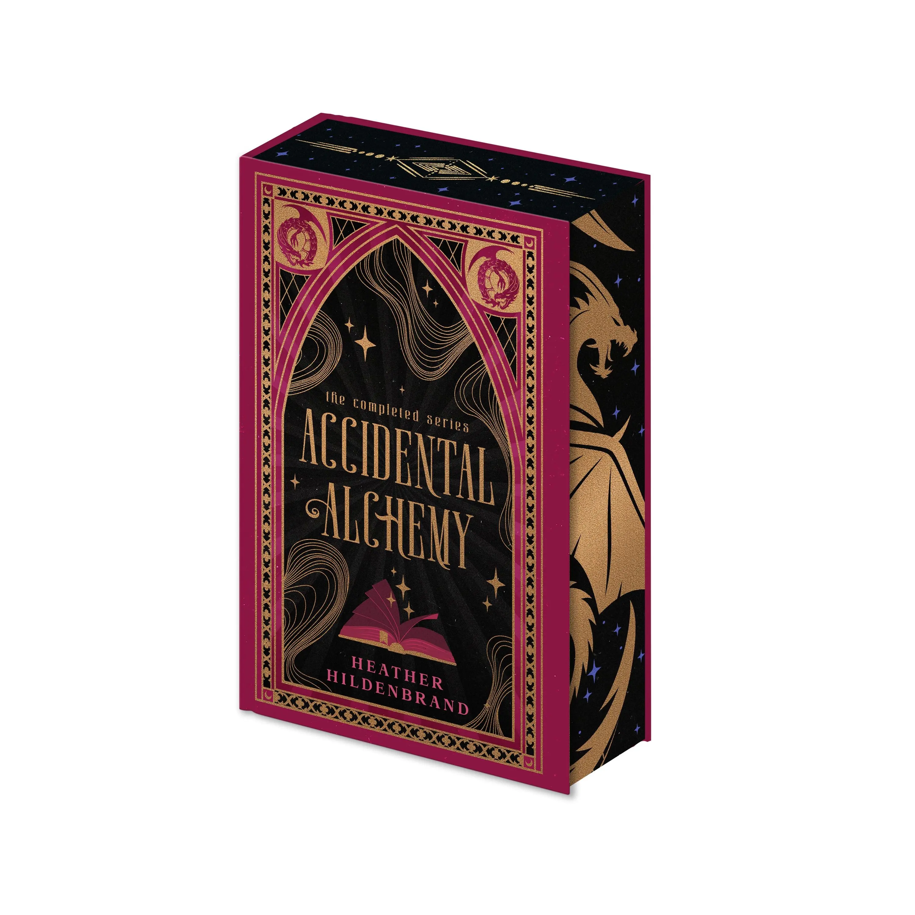 Accidental Alchemy Special Edition Omnibus (All 3 Dragon Romantasy Books in One Volume) Foil Hardcover with Foiled End Papers