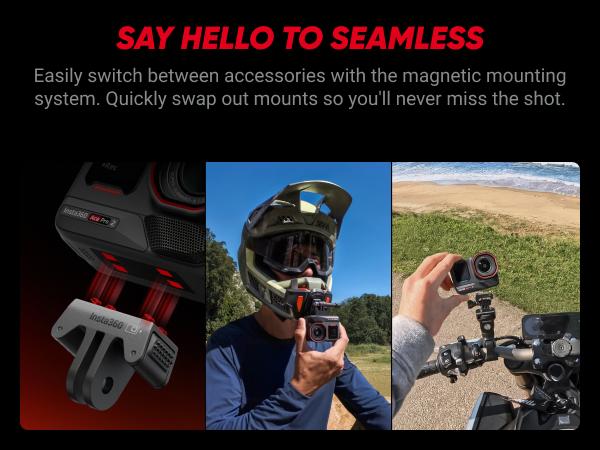 Insta360 Ace Pro 2 - 8K Waterproof Action Camera Co-Engineered with Leica, 1/1.3" Sensor, Dual AI Chip, Leading Low Light, Superior Audio, Flip Screen & AI Editing for Vlogs