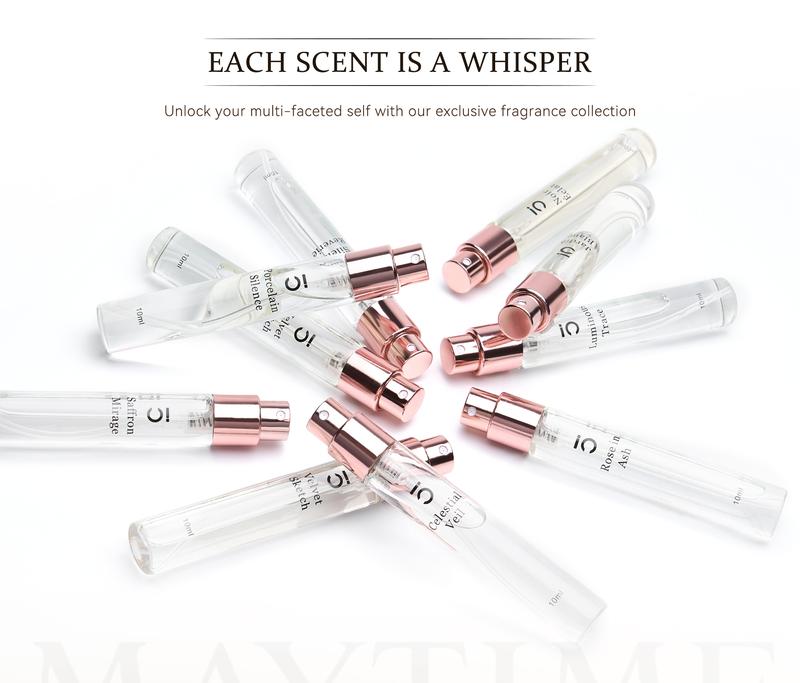 Maytime L’Atelier des Senteurs Perfume Discovery Gift Set (10×10ml) – Luxury Eau De Parfum Collection | Floral, Woody, Fruity & Oriental Scents | Perfect for Gifting & Special Occasions