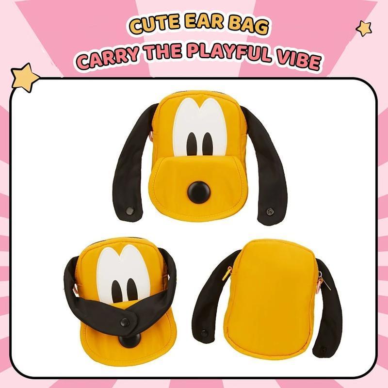 Disney Pluto 95th Anniversary Limited Edition Ear Tote Bag - Charming Disney Character Handbag for Women, Perfect for Daily Use & Disney Fan Collection