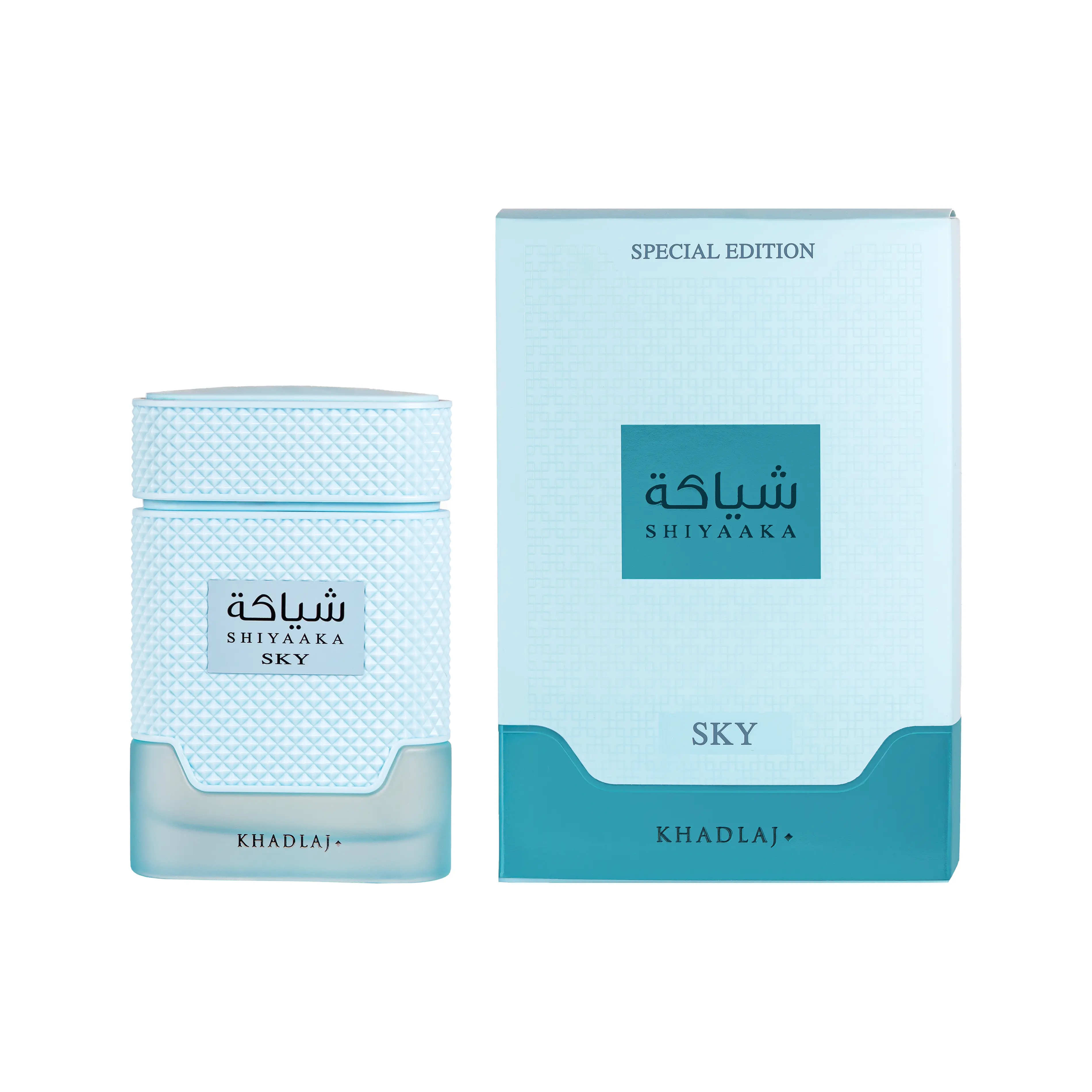 Khadlaj Shiyaaka Sky for Unisex Eau de Parfum Spray, 3.4 Ounce