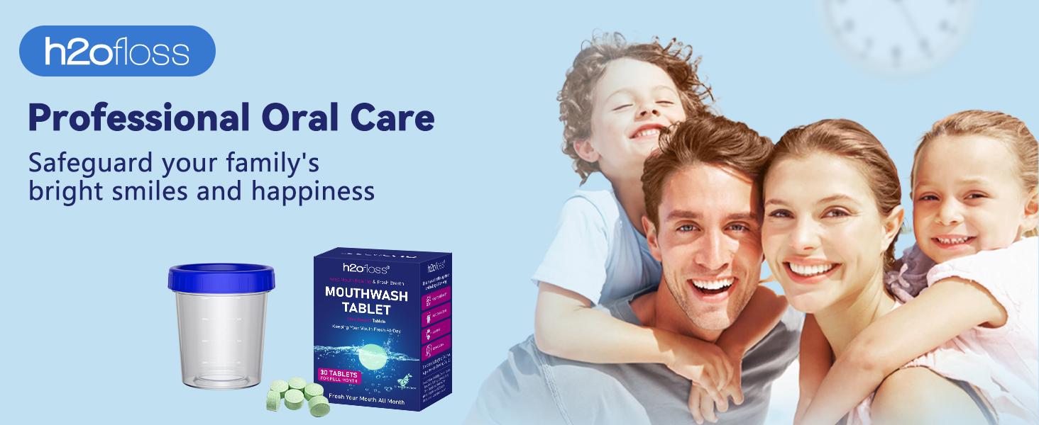 h2ofloss- Rechargeable Portable water flosser & Oral Irrigator – 300ML Water Tank, Whitening Tablets to Whiten Your Teeth, 5 Cleaning Modes, IPX7 Waterproof h2ofloss- Rechargeable Portable water flosser & Oral Irrigator – 300ML Water Tank, Whitening Tablets to Whiten Your Teeth, 5 Cleaning Modes, IPX7 Waterproof