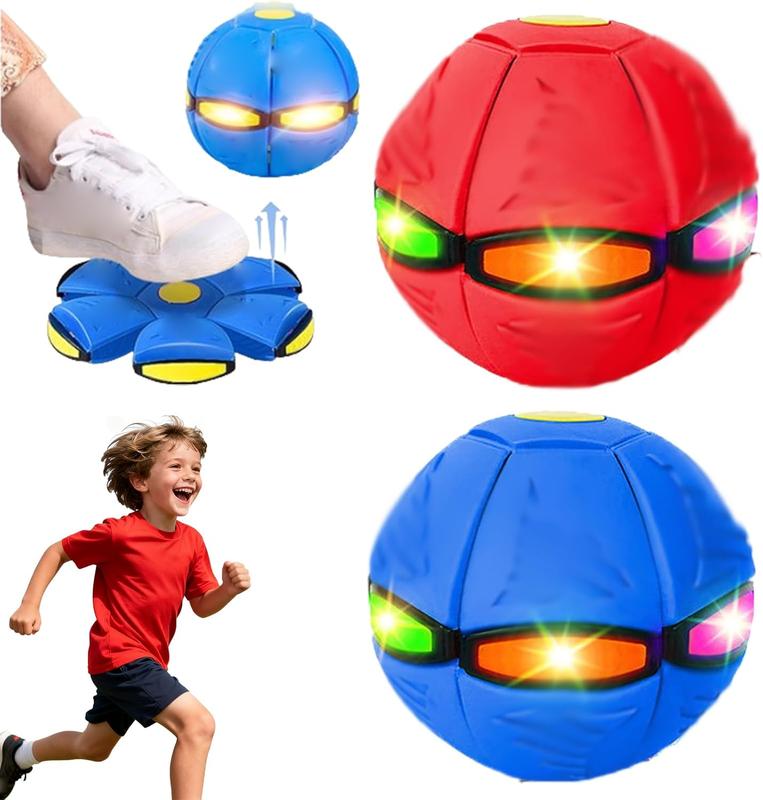 2-Pack Magic Bouncing Ball Dual Form Switchable with 6 Lights