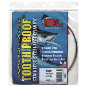 AFW Tooth Proof Stainless Steel Wire Leader Camo