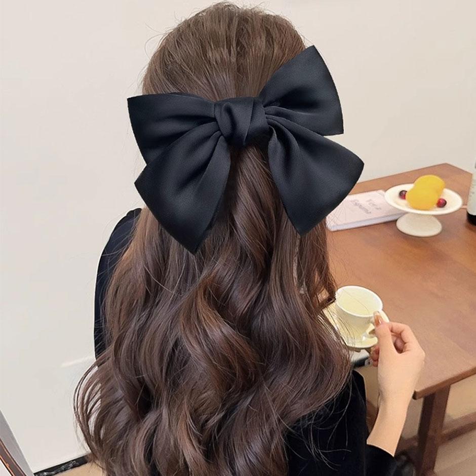 FORGIRLFOREVER White Black Red Color One Count Bow Headband For Women