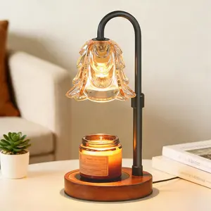 Candle Warmer Lamp with Timer Dimmable Wax Melt Warmer for Jar Candles with 2 Bulbs Birthday Gifts for Women Mom House Warming New House Decorations