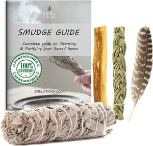 White Sage Smudge Kit with Guide