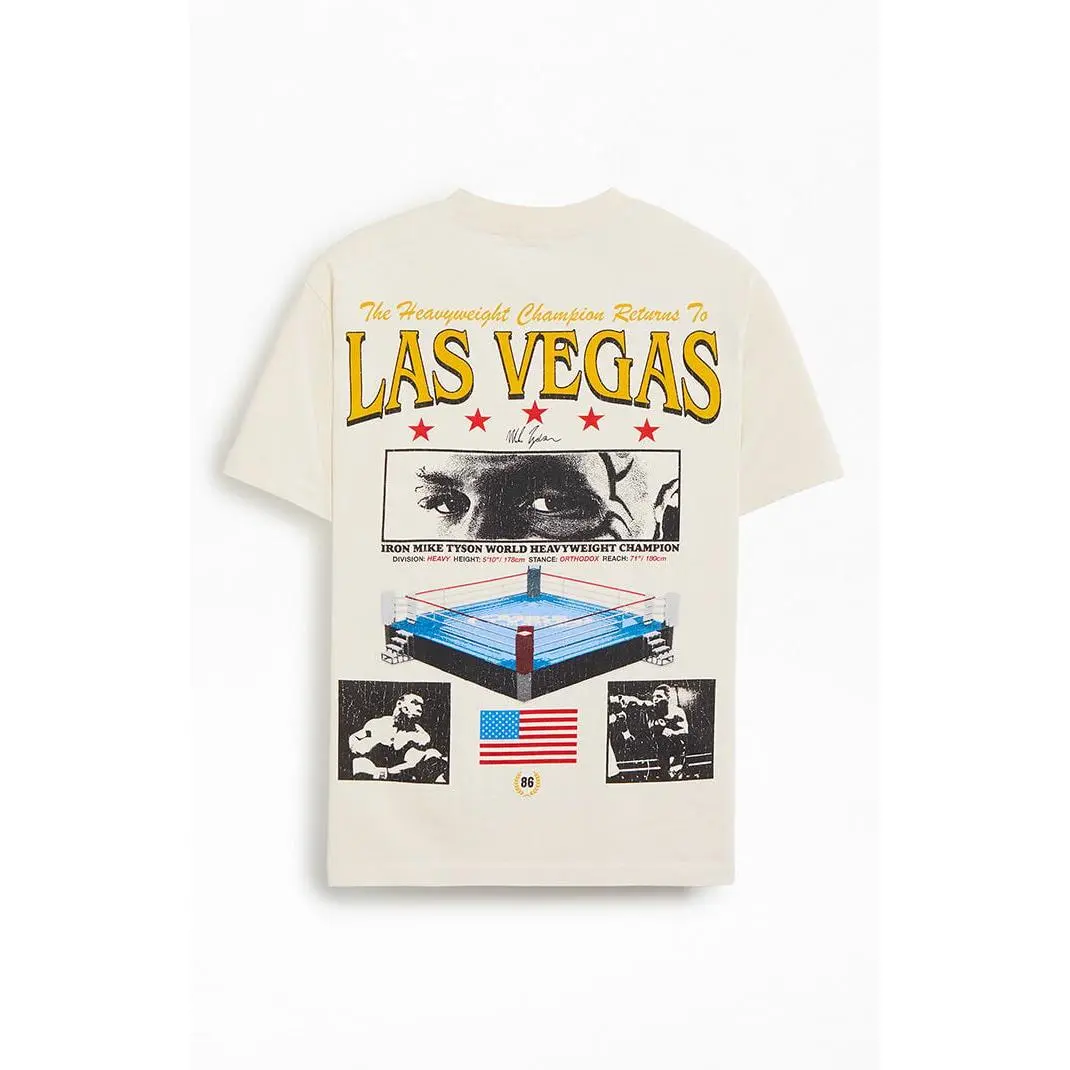 PacSun Men's Mike Tyson Return To Las Vegas T-Shirt - Multicolor