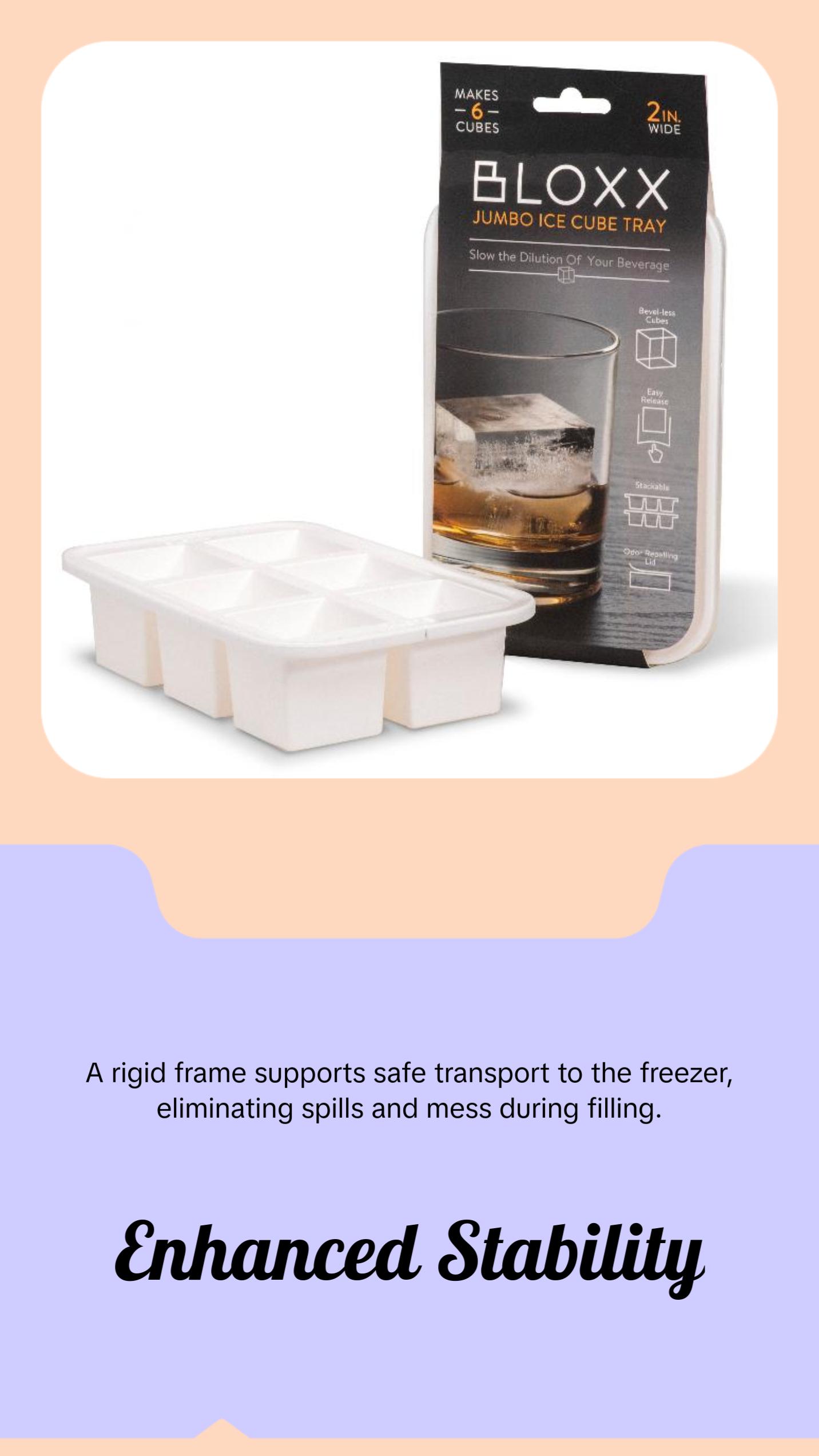 Bloxx Jumbo Ice Cube Tray