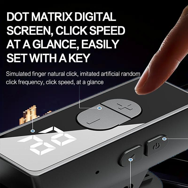 2026 New Rechargeable Automatic Screen Clicker, 3-in-1 USB Powered Fast Phone Tap Simulator with Adjustable Speed, Portable Continuous Auto Clicker for Games Live Likes Shopping & Reward Tasks Smartphone Smartphone Smartphone