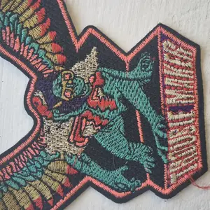 Sew on patch trouble maker