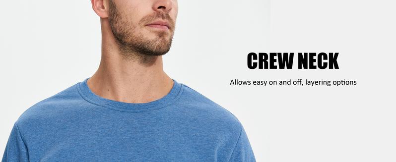 MAGCOMSEN Men's Sherpa Lined Sweatshirts Fleece Pullover Basic Tops Warm Crewneck Spring Winter Sweatshirt Fallfreshness Outdoorfun