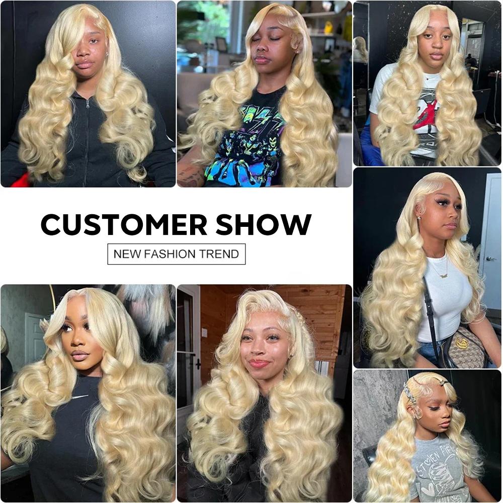 613 Blonde Body Wave Human Hair Bundles Unprocessed Brazilian Virgin Human Hair Bundles 100g per Bundlle 1/3/4 Bundles For Women