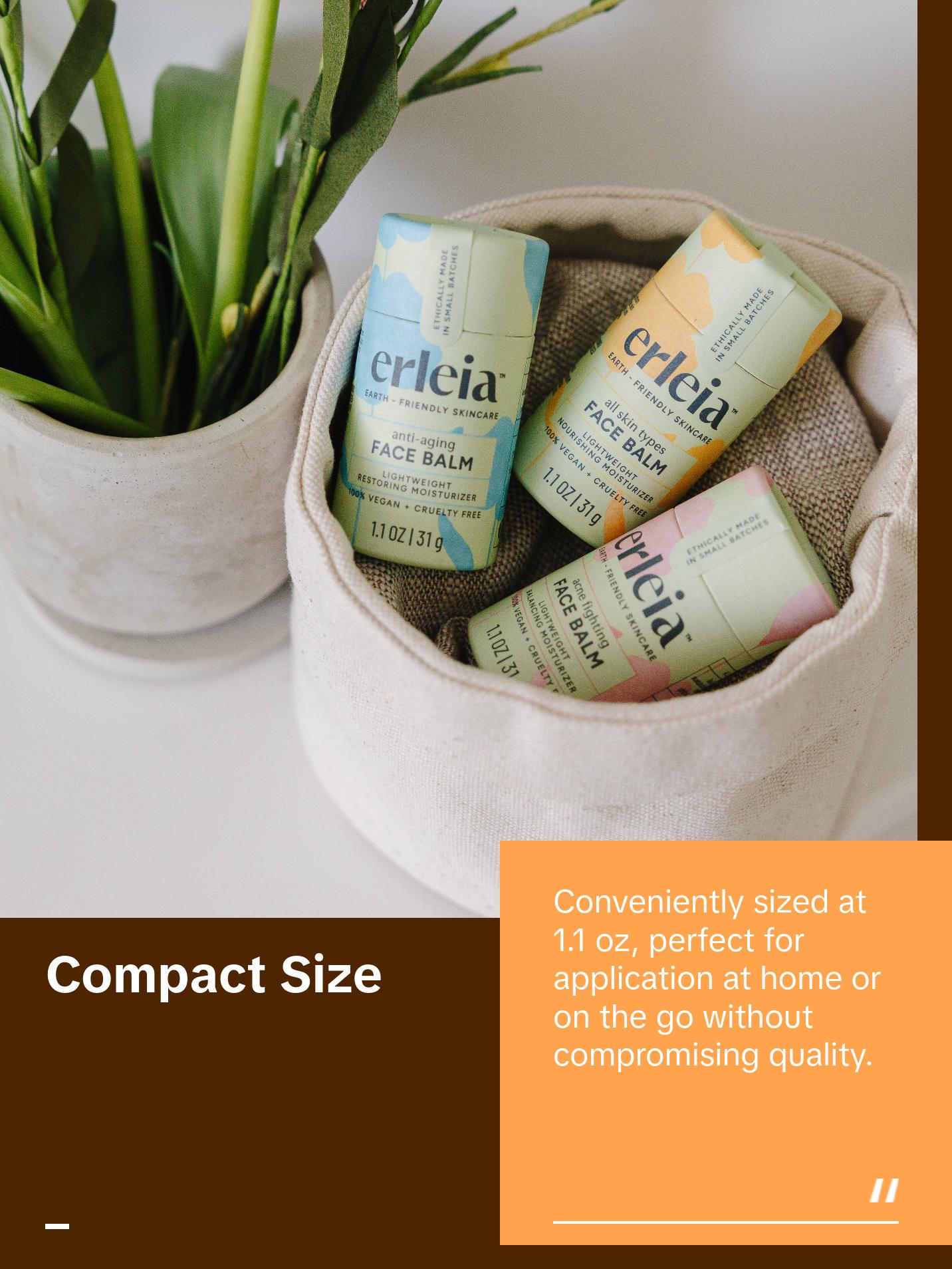 Anti-Aging Face Balm - Deeply Moisturizing Plant-Based Formula for Healthy Skin - Moisturizer, Skincare