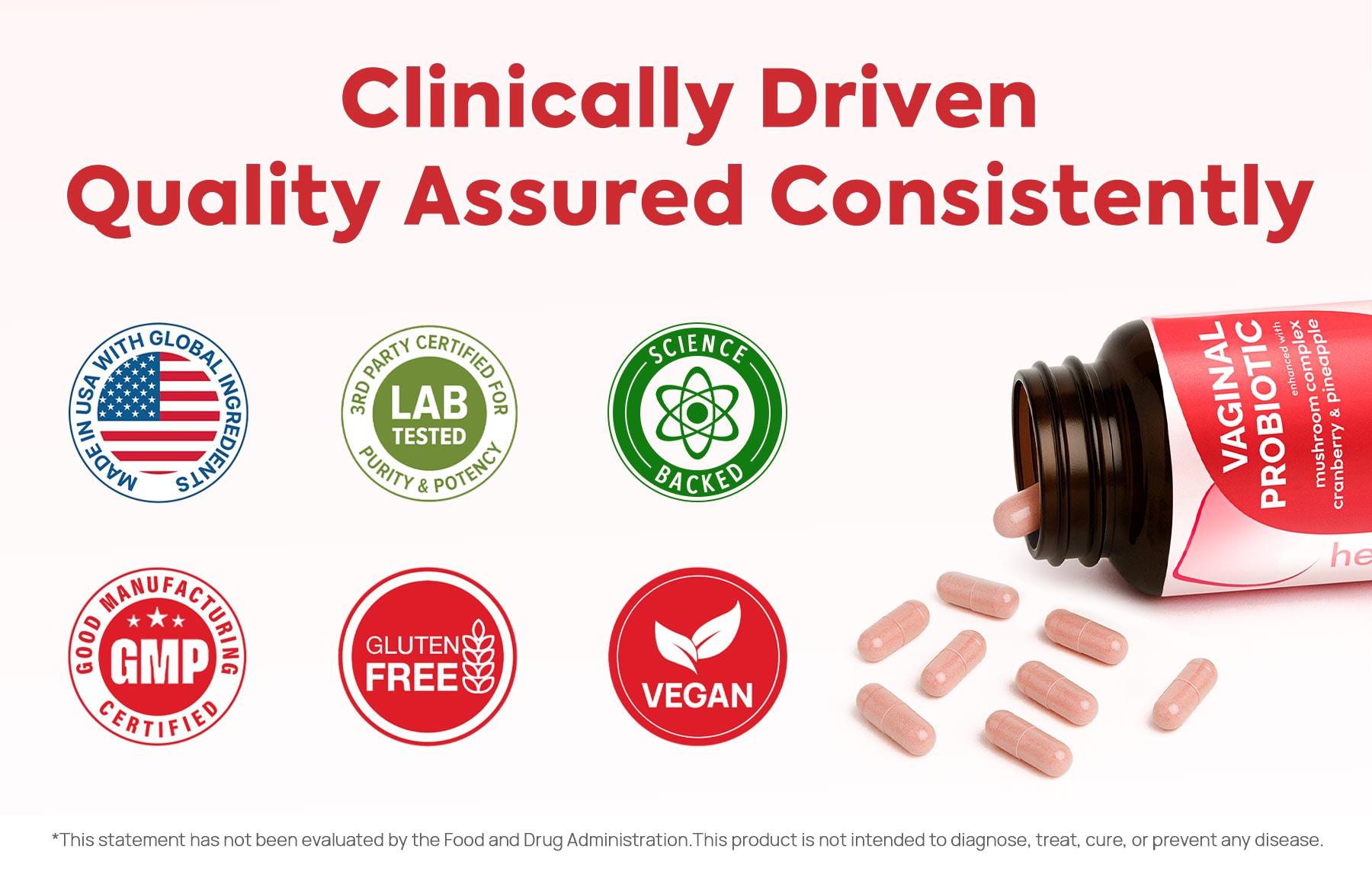 HerAuré Women’s Probiotics - pH Balance, Odor Control, Flora Health, Moistening, Tightening - With 7 Billion CFU Probiotic, Prebiotic, 7-in-1 Mushroom Blend, Cranberry, Pineapple - 60 Capsules (Pack of 1), Self-Care Gift,Black Friday HerAuré Women’s Probiotics - pH Balance, Odor Control, Flora Health, Moistening, Tightening - With 7 Billion CFU Probiotic, Prebiotic, 7-in-1 Mushroom Blend, Cranberry, Pineapple - 60 Capsules (Pack of 1), Self-Care Gift,Black Friday