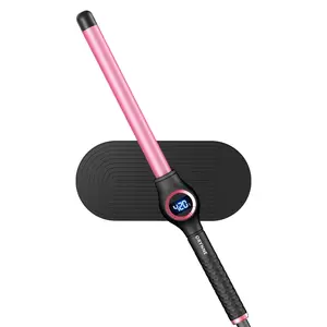 ORYNNE 3/4 Inch Curling Wand for Long Hair, Extra Long Barrel Ceramic Curling Wands, 7 Adjustable Heats for All Hair Type, 110-240V Dual Voltage Wand Curler, 60 Minutes Auto Shut Off