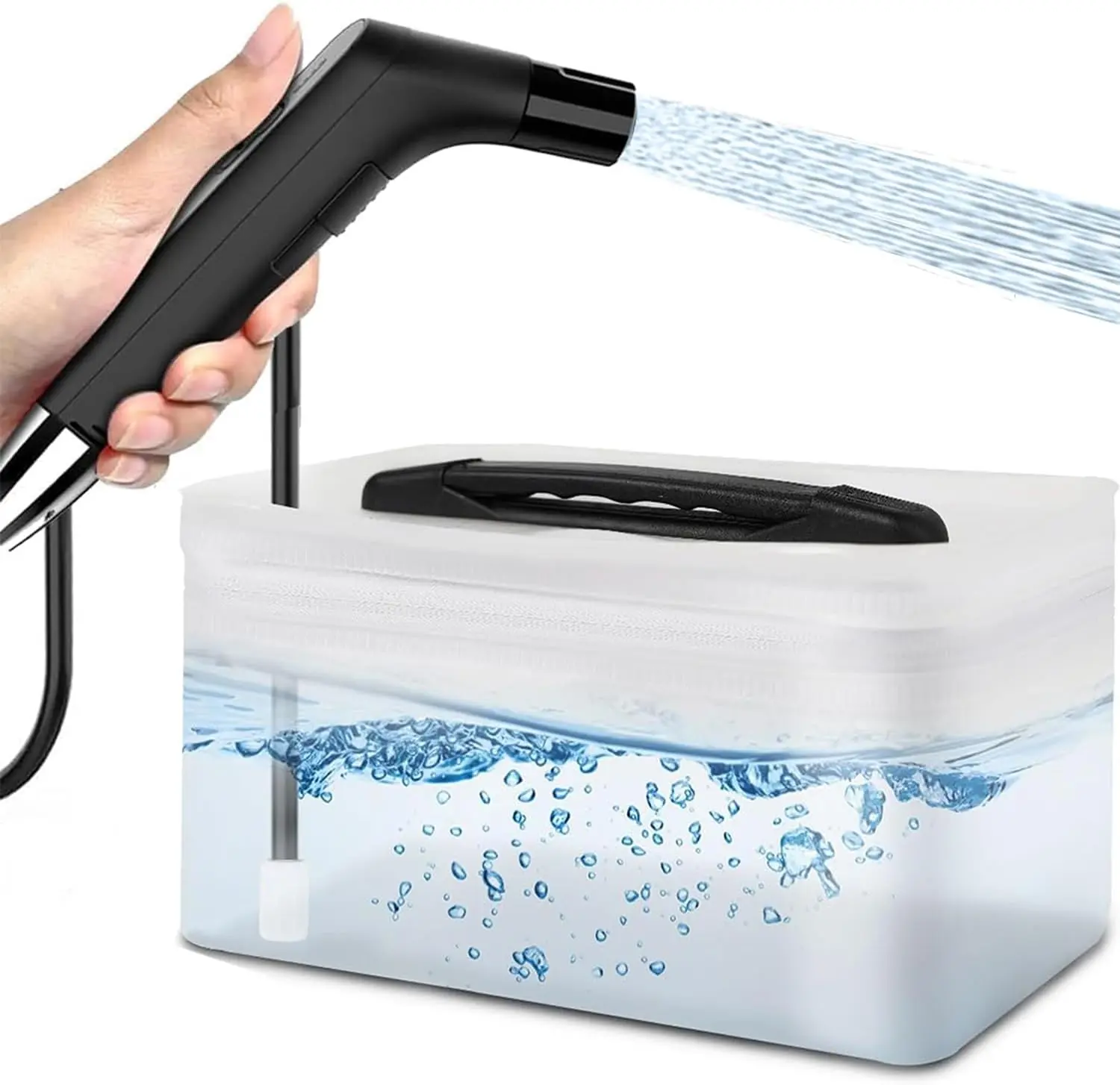 Portable Electric Bidet, Portable Bidet for Travel Rechargeable with 2.3L Water Tank, Mini Handheld High Pressure Bidet Sprayer Portable for Bathroom, RV Car Camping sohochic