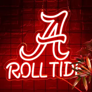 College neon sign, college football team light sign for room decoration, sports neon, college student dormitory decoration, football fan graduate room decoration