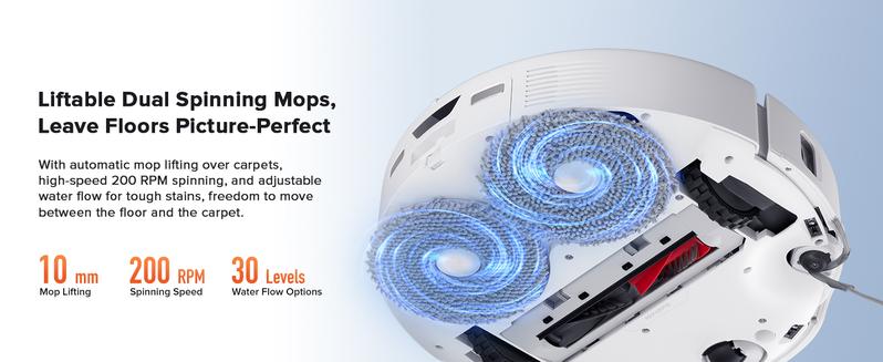 Roborock Qrevo Curv S5X Robot Vacuum and Mop, 17000Pa Suction, Zero-Tangling Design, FlexiArm Side Brush, Smart Obstacle Avoidance, Self-Washing & Drying & Emptying for Carpet, Pet Hair, Hard Floor #TikTokShopBlackFriday #TikTokShopCyberMonday