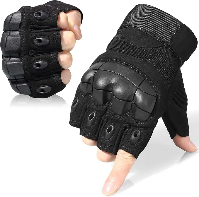 Unisex Summer Tactical Biker Style Sports Gloves - Touchscreen, Breathable, Comfortable, Textured Palm Grips Bars & Gear, Grip With Control, Non-Slip Pads, Ideal for Dirt Bike Riding, Bike & Climb Use