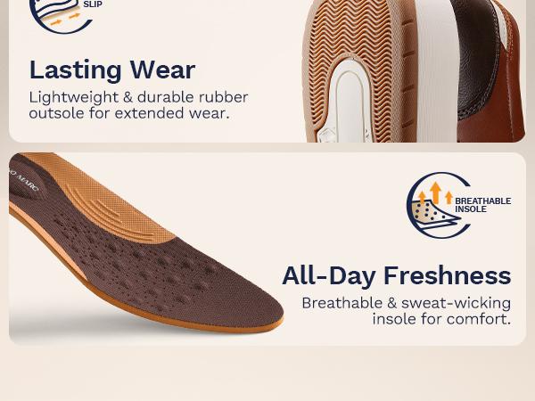 Bruno Marc Men's Lightweight Smart Casual Sneakers