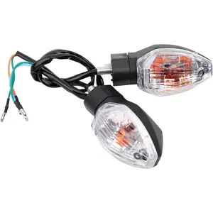 Motorcycle Front Turn Singal Assemblies Compatible with Honda Grom Msx 125 SF,12V 5W Halogen Lamp Light