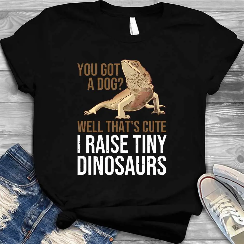 Bearded Dragon Gift Men Women Funny I Raise Tiny Dinosaurs Sweatshirt