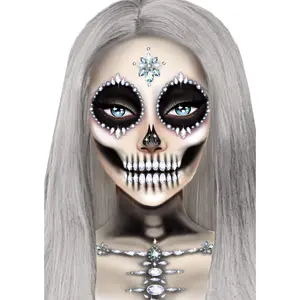 Skeleton Rhinestone Stick-On Jewels
