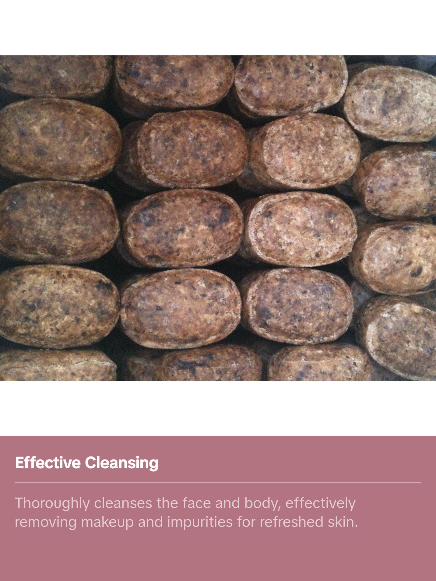 African Black Soap with Shea Butter for Skin Care