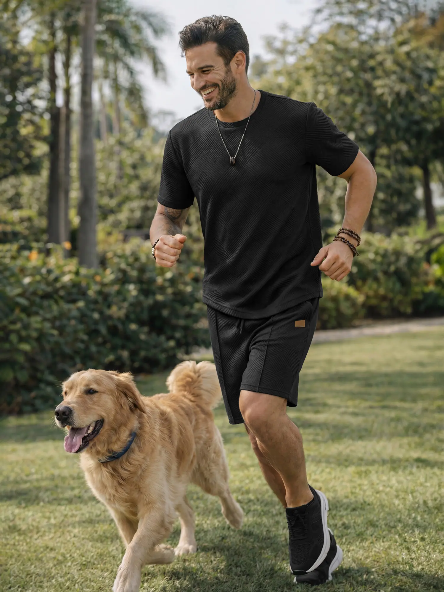 Dokotoo Men's Short Sets 2 Piece Outfits Summer Sports Breathable Casual T Shirts and Shorts Tracksuit Sets with Pockets