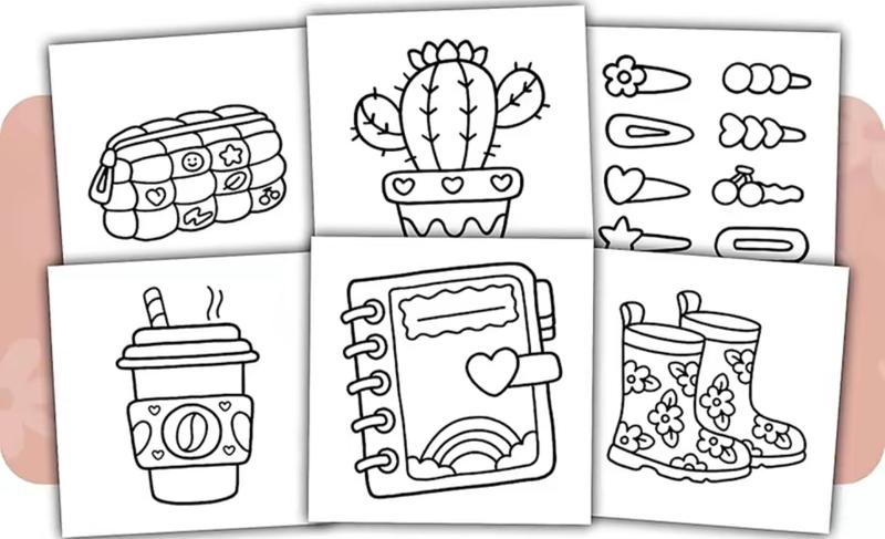 Super Cute Coloring Book for Adults & Teens: 40-52 Hand-Drawn Pages of Creative Fun | High-Quality Artistic Escape Illustrations Relaxation Super Cute Coloring Book for Adults & Teens: 40-52 Hand-Drawn Pages of Creative Fun | High-Quality Artistic Escape Illustrations Relaxation