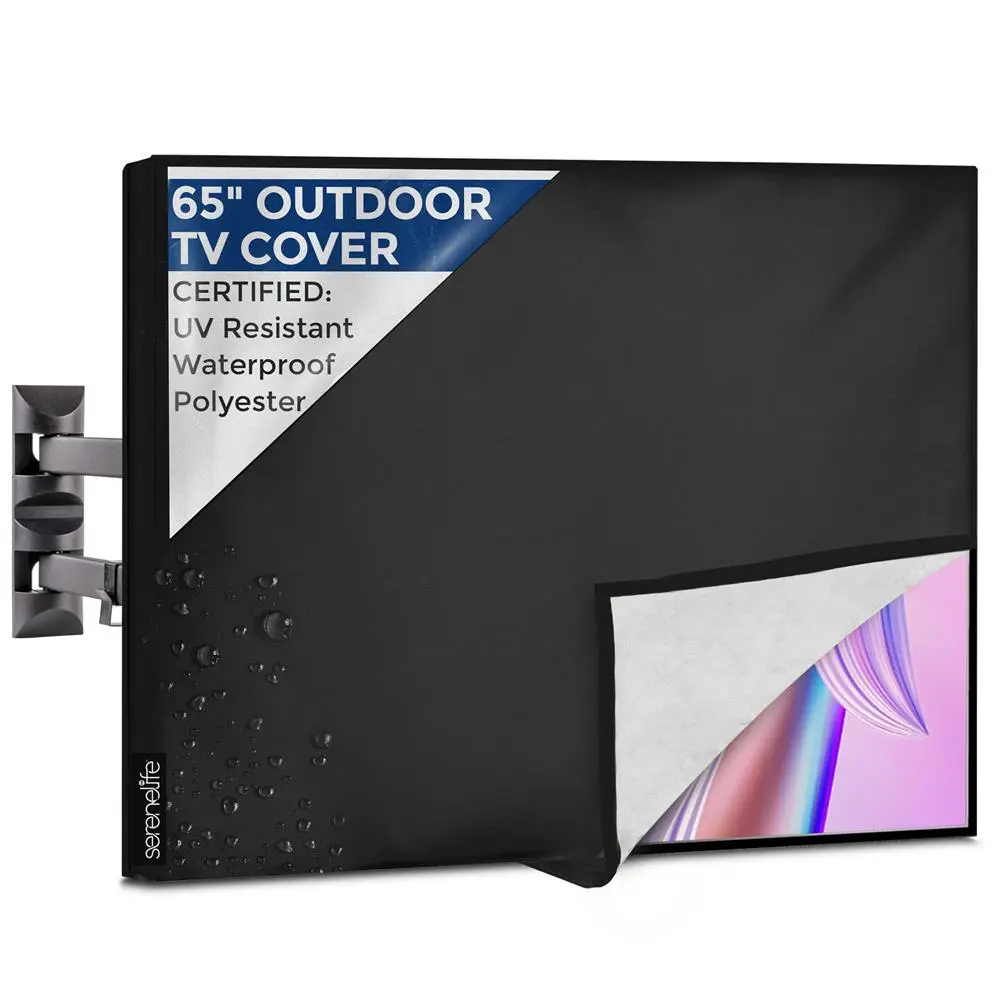 Waterproof TV Cover with Remote Pocket - 60"-70" | Weatherproof & Dustproof TV Protector Cover with Full Coverage - Daily Use Home Essentials