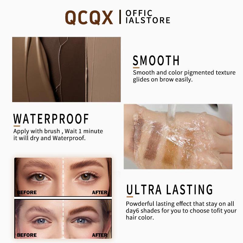 【QCQX】Eyebrow Tint Kit - Long-Lasting, Waterproof Brow Dye Gel Set | Smudge-Proof Brow Color 【QCQX】Eyebrow Tint Kit - Long-Lasting, Waterproof Brow Dye Gel Set | Smudge-Proof Brow Color