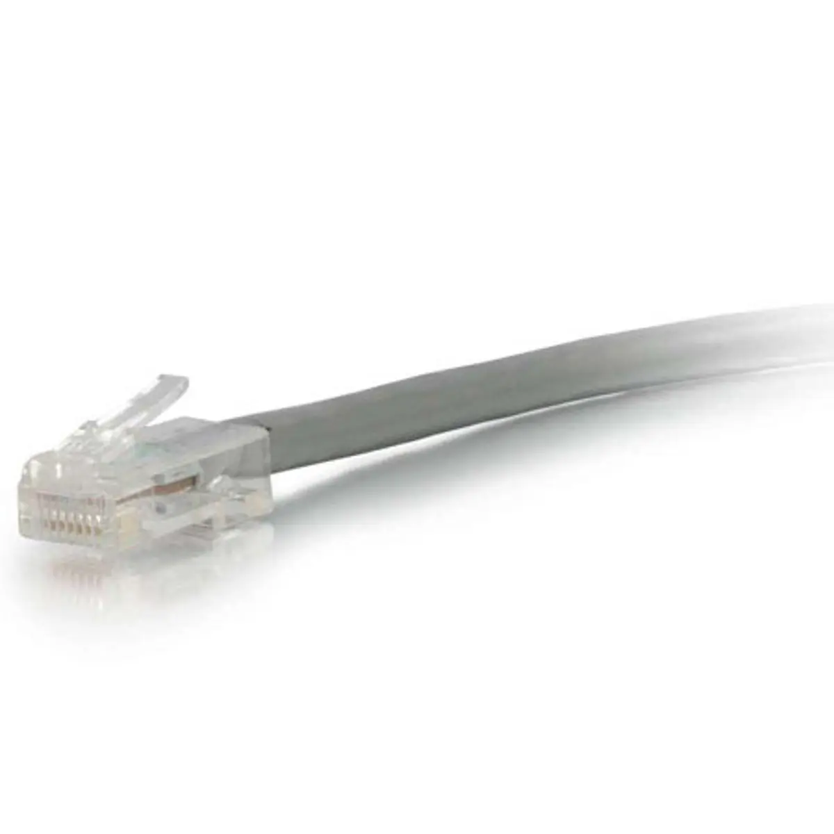 C2G 25' Cat5e Non Booted UTP Unshielded Network Patch Cable, Gray