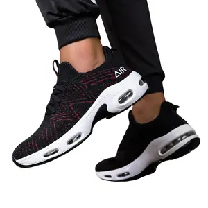 Bemiro Men's Stylish Low-Top Athletic Shoes Lace-Up Casual Soft Sole Non-Slip for Road Running Rope Skipping Fitness Activities Comfortable Durable Rubber Soles Trainer