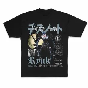 Ryuk Moon Light Vintage Graphic Tee, Ryuk Tee, Death Note Shirt, Manga Anime Shirt, Unisex T-Shirt, Anime Clothing, 100% Cotton, Top Menswear Womenswear Streetwear , Made In Usas