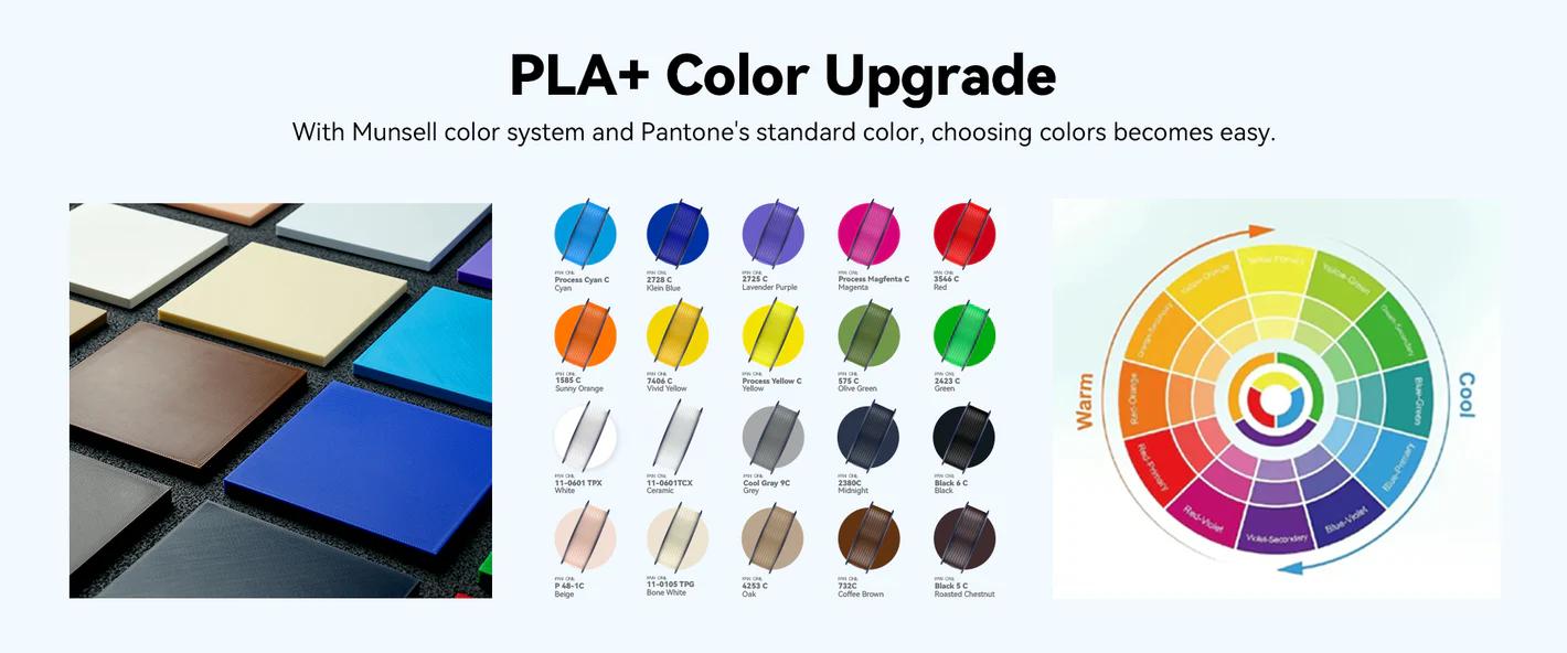 SUNLU PLA Super Vibrant Colors 1KG 1.75mm/0.0689inch High Precision Filament for Smooth 3D Prints Compatible with Bambulab Creality Flashforge Elegoo Prusa Anycubic FDM Printers Tangle-Free