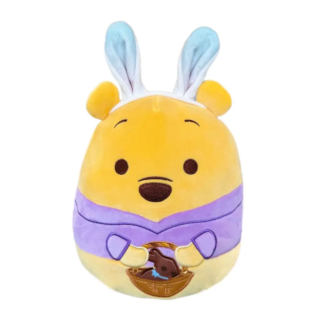 Squishmallows 8" Disney Easter Winnie the Pooh Bunny Plush Toy - Soft Collectible Rabbit Doll, Stocking Stuffers