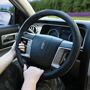 Bling Steering Wheel Cover, Dash Designs Gem Grip, Rhinestone Sparkle Wheel Cover, Universal Fit, Car Interior Accessories