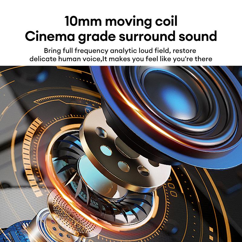 HYUNDAI Earclip C7 Wireless Earphones with Clip-On Design, Upgraded Panoramic Sound, Comfortable Fit, IP45 Waterproof Sports Earbuds, Audio Wireless Headphones for Music, Calls & Workouts